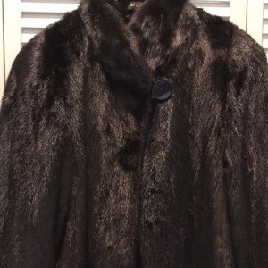 34” Mink Fur 3/4 CT
